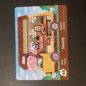 Snooty 44 welcome amiibo RV series Nintendo switch